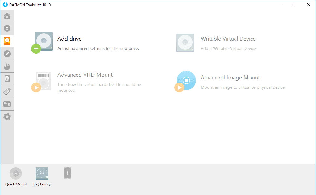 Daemon tools ошибка доступ запрещен монтирование образа