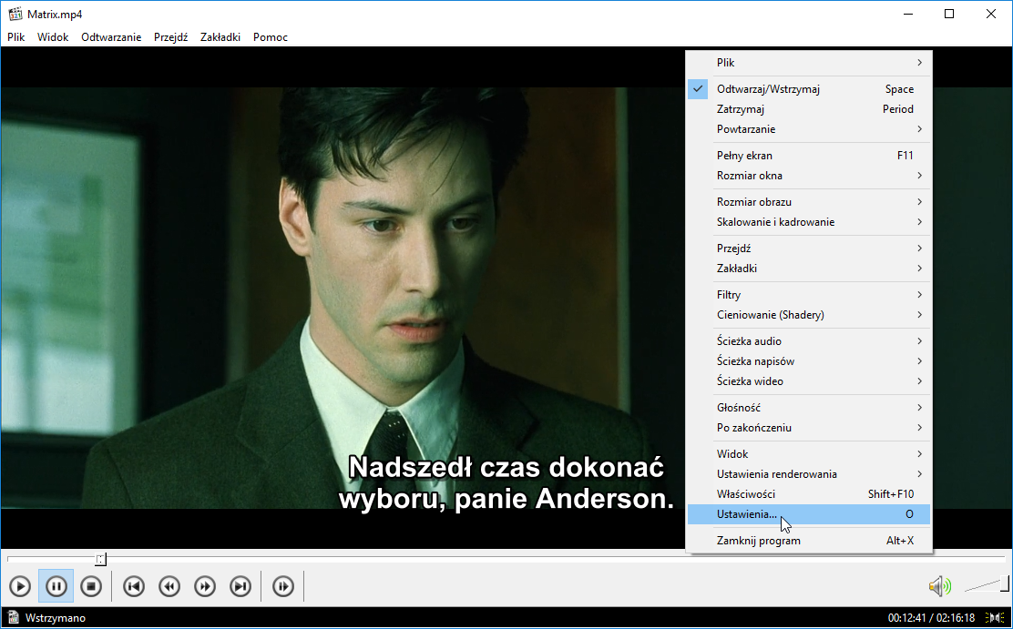 Как в media player classic включить субтитры