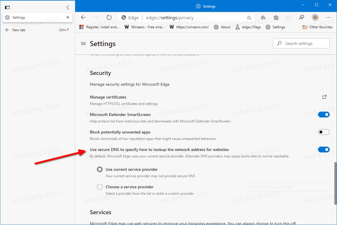Как использовать меню меню для ускорения работы браузера microsoft edge