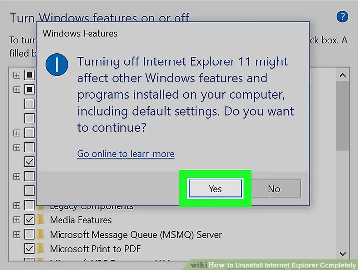 Как удалить internet explorer (с иллюстрациями)