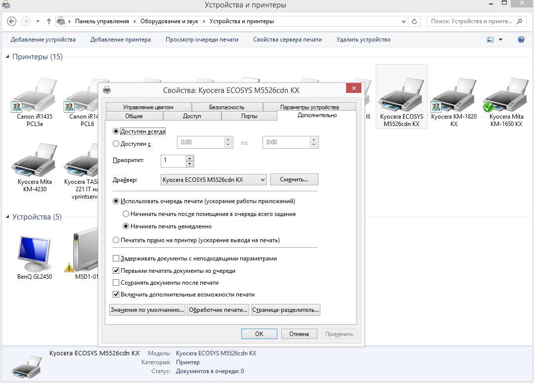 Решение проблемы, когда принтер выдает ошибку при печати в windows 7, 8, 10