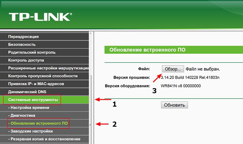 Как обновить прошивку роутера tp-link: инструкция