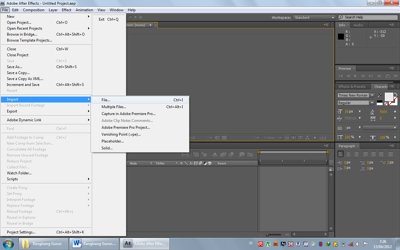 How to render and export in after effects? (step-by-step)