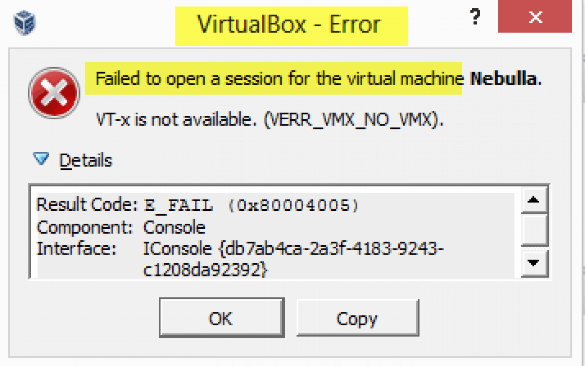 Virtualbox не работает в windows 10 — [решено]
