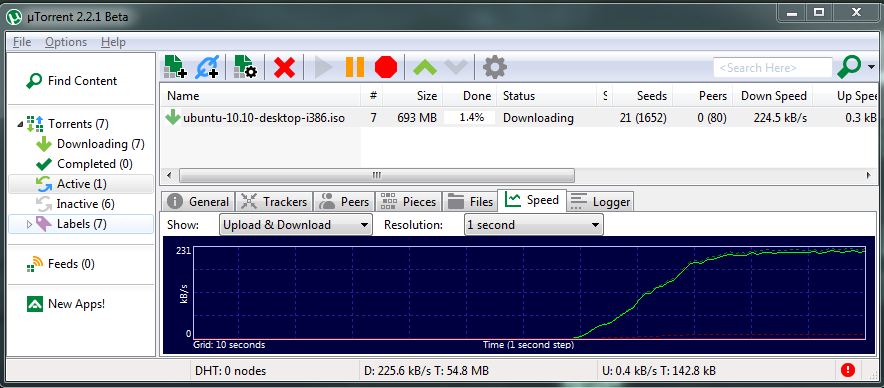 Обновляем программу utorrent