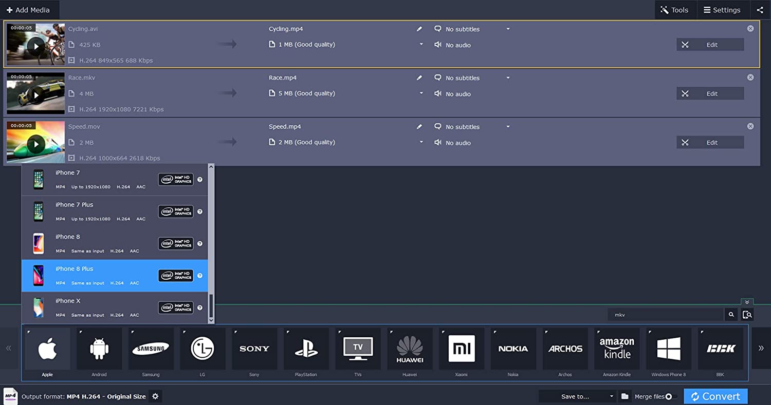 Бесплатный конвертер видео в видео — video to video converter