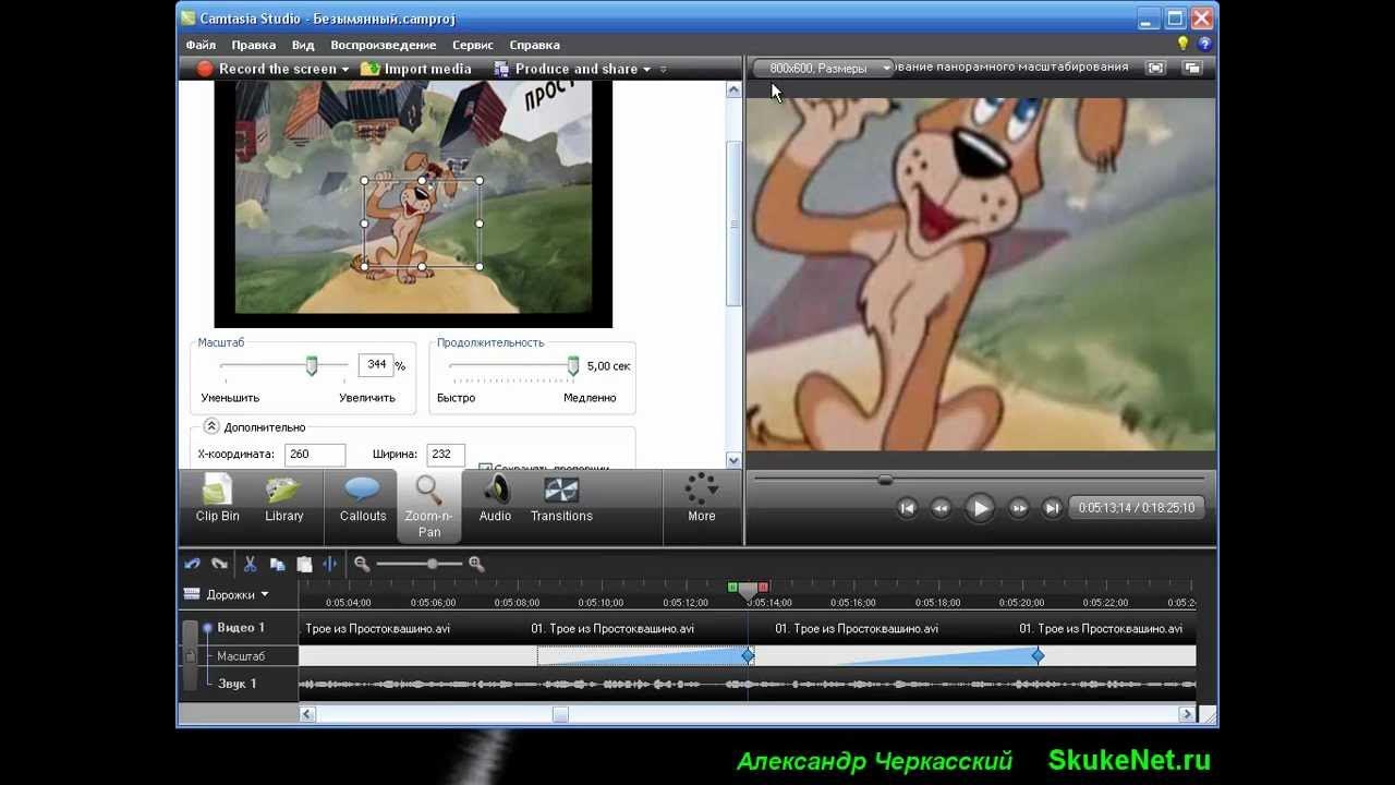 Руководство по применению camtasia studio