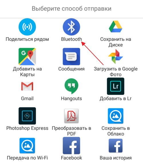 Способы передачи приложений через bluetooth