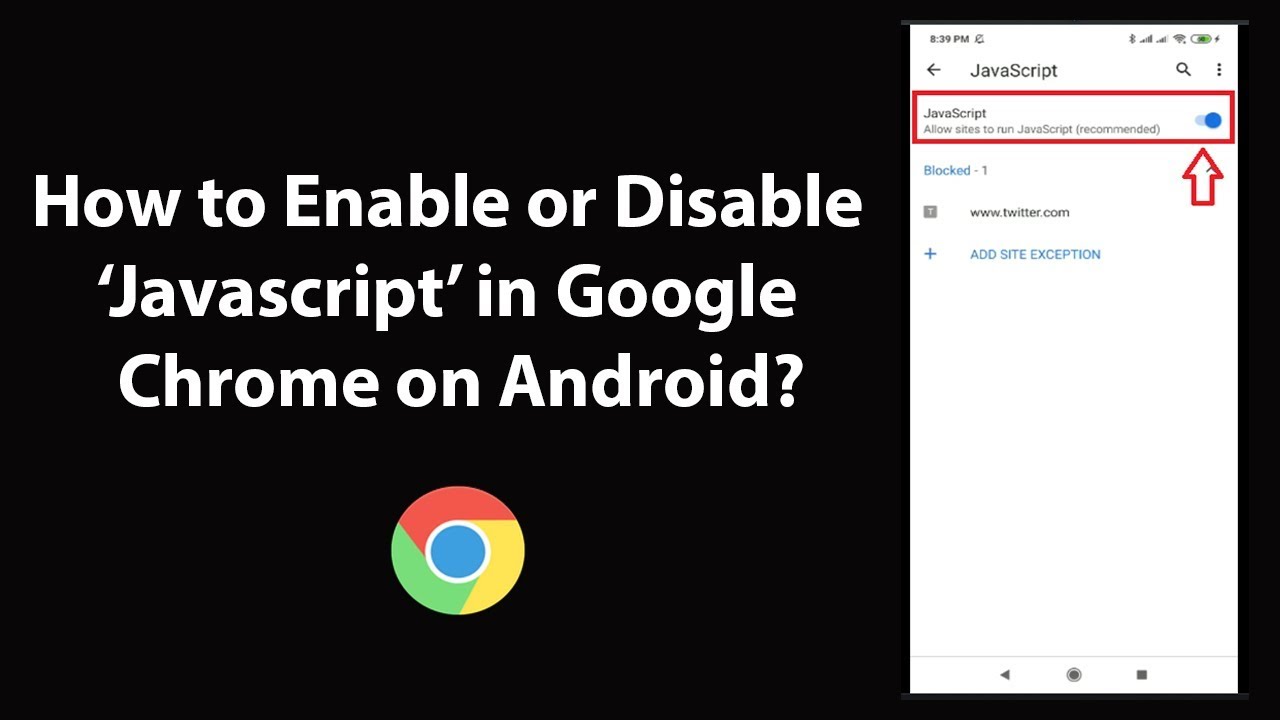 Включение и отключение javascript в популярных браузерах
