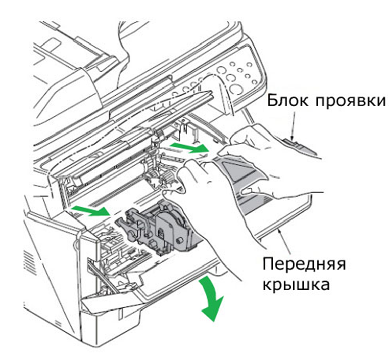 Kyocera узел проявки не установлен сброс ошибки - большая энциклопедия ошибок и их решений