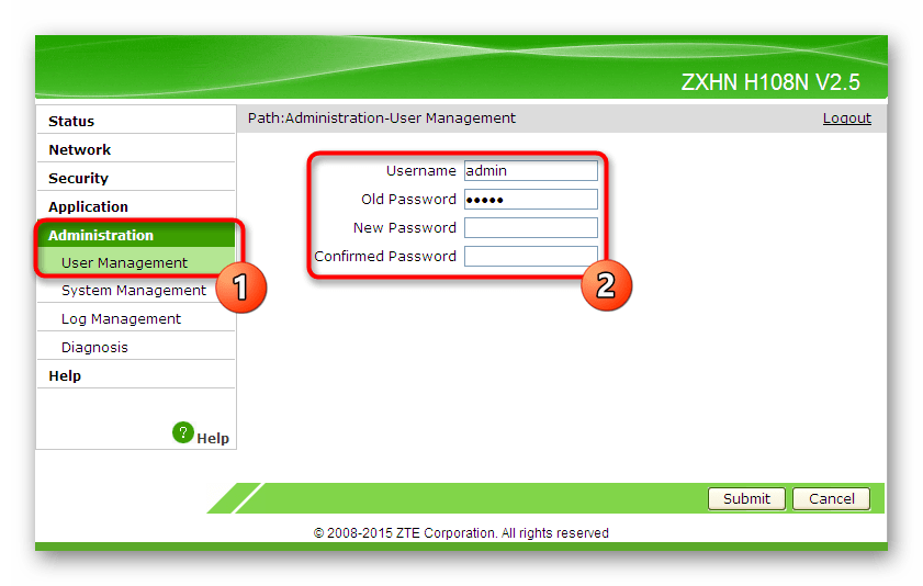 Настройка adsl модема zxhn h108n для ростелеком