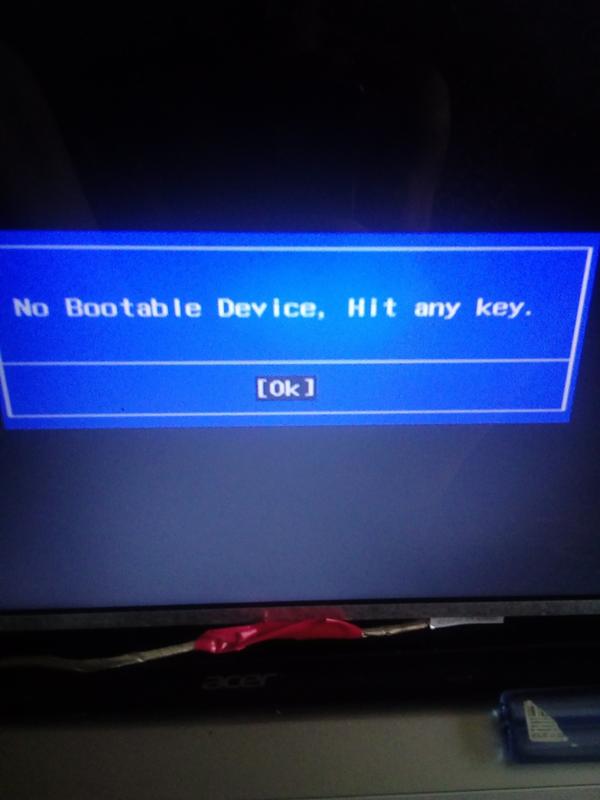 Как исправить ошибку «no bootable device» на ноутбуке