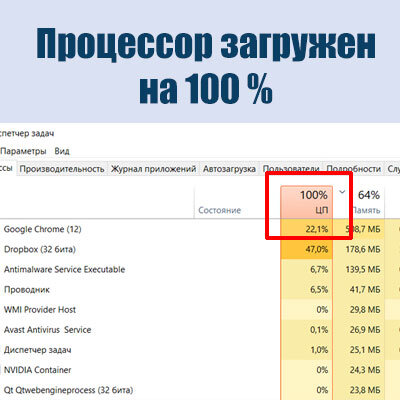 Загрузка цп 100% - что делать в windows 7, 8, 10, xp, как снизить, уменьшить нагрузку на центральный процессор и узнать, что грузит cpu