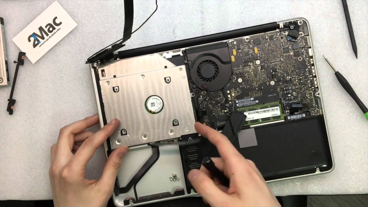 Как поставить ssd вместо dvd в ноутбук