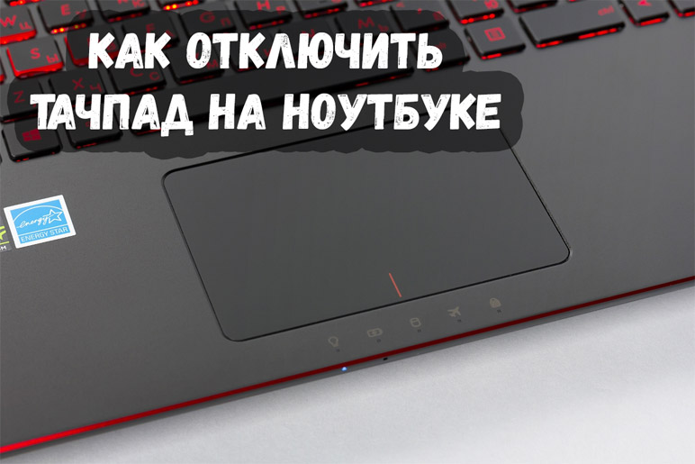 Как отключить тачпад на ноутбуке - 5 простых способов