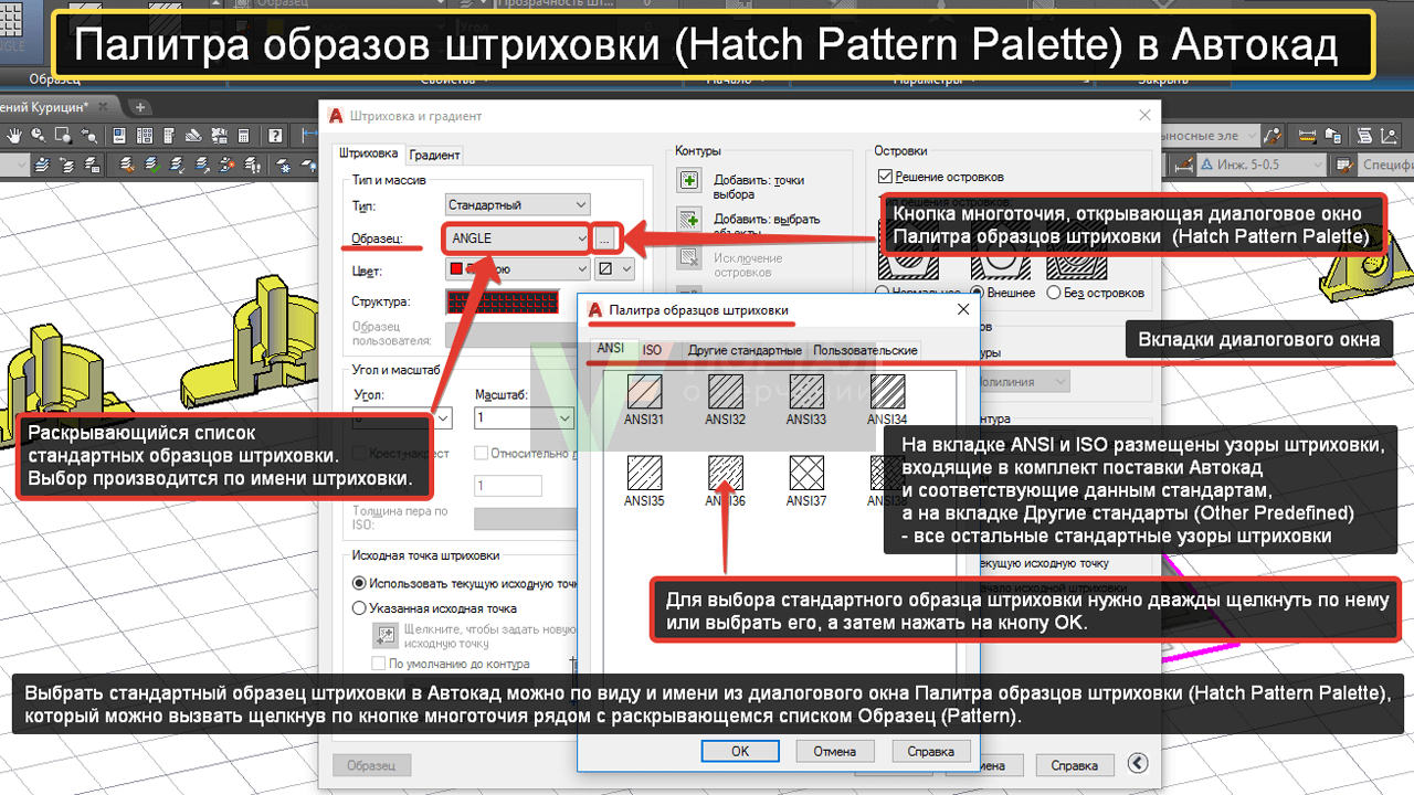 Объект autocad [штриховка]