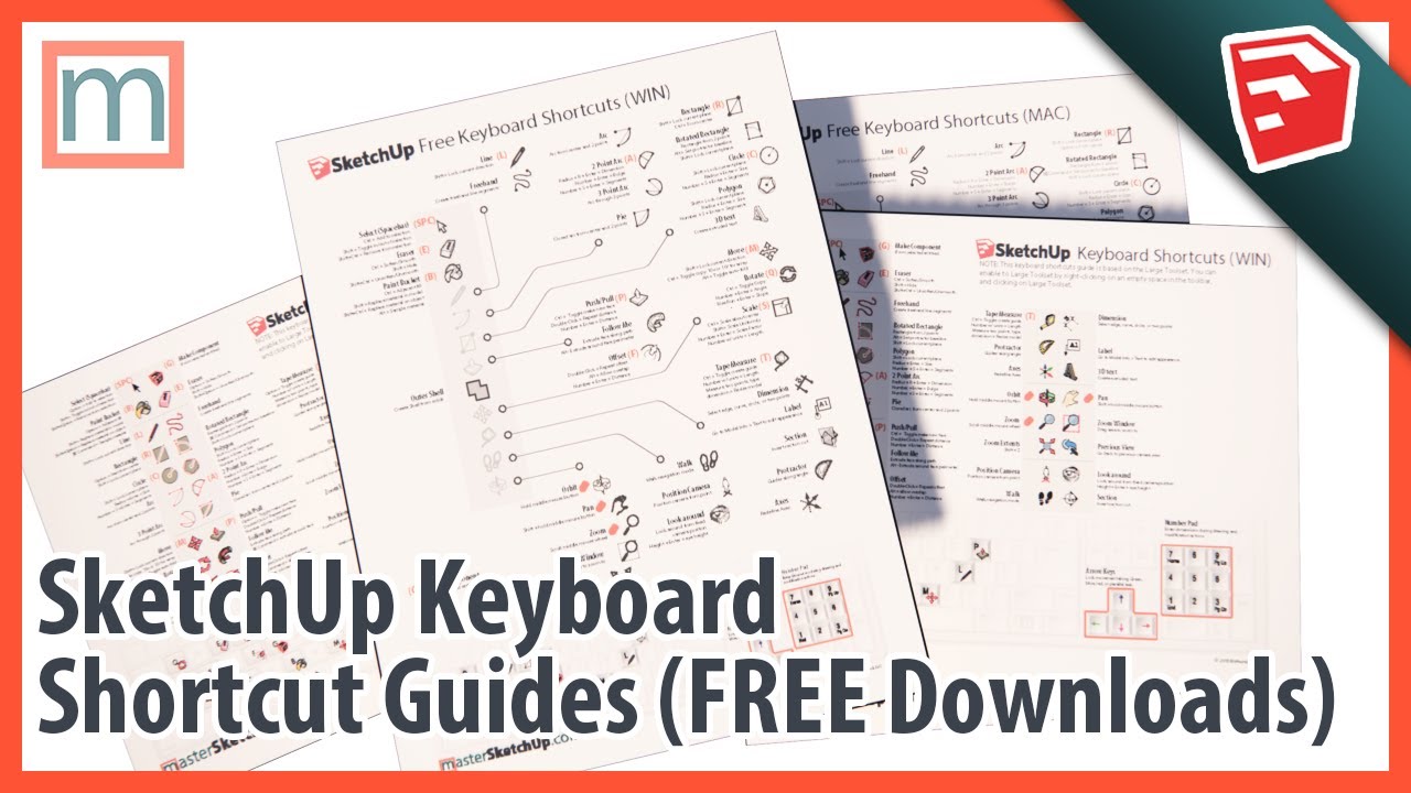 Sketchup keyboard shortcuts – with pdf cheat sheet!