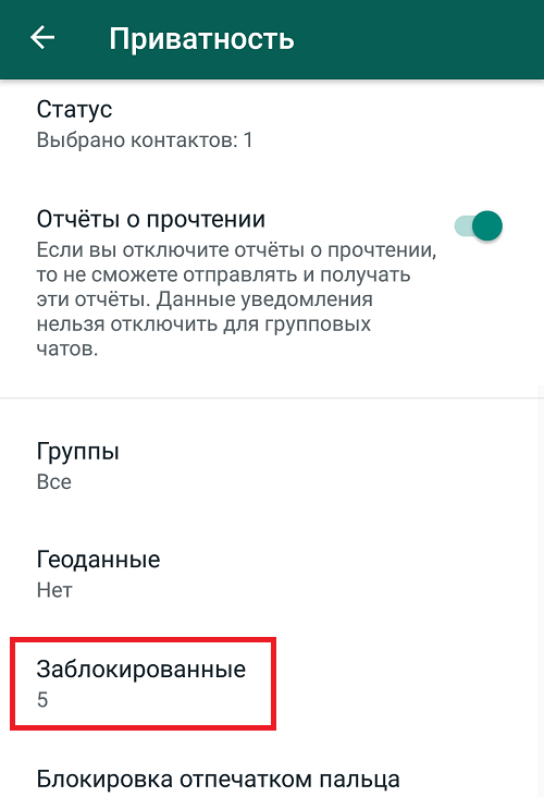 Как заблокировать нежелательные контакты в вацапе