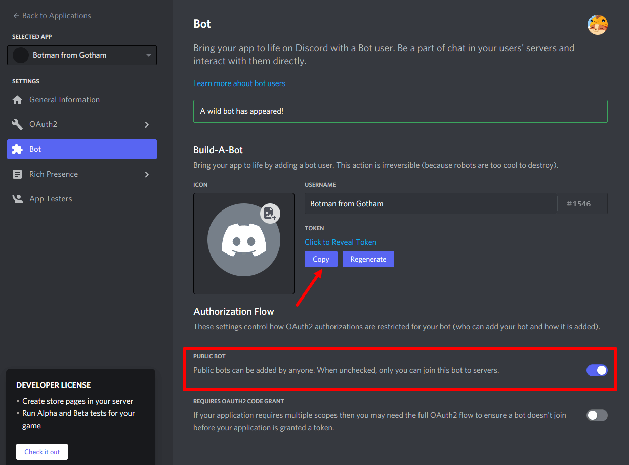Бот mee6 для discord
