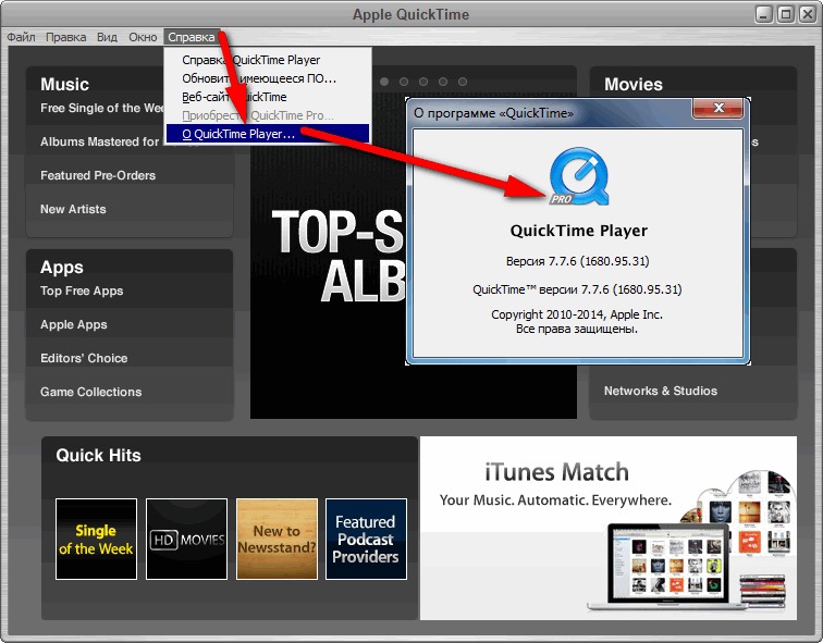 Мультимедийные плагины quicktime player.