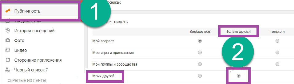 Как скрыть друзей в одноклассниках: можно ли это сделать и как