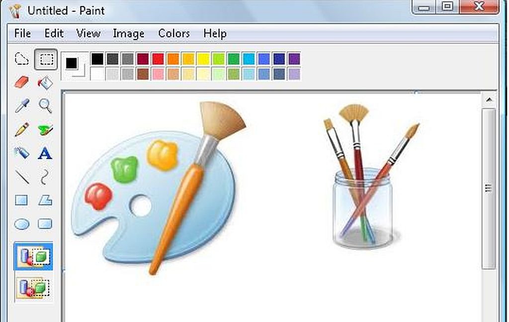 Графический редактор paint стандартный
