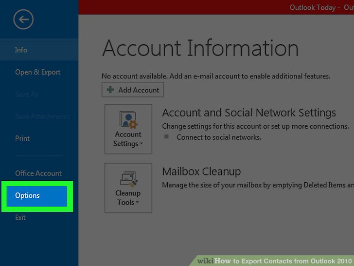 Как импортировать контакты в outlook 2010 - пк знаток