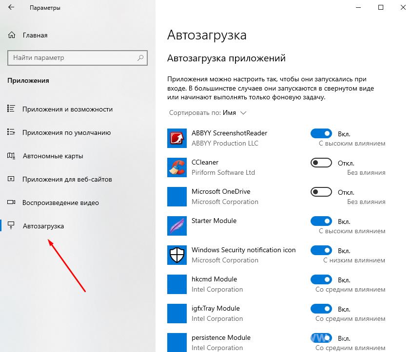 Как отключить автозапуск программ при включении компьютера windows 10, 7