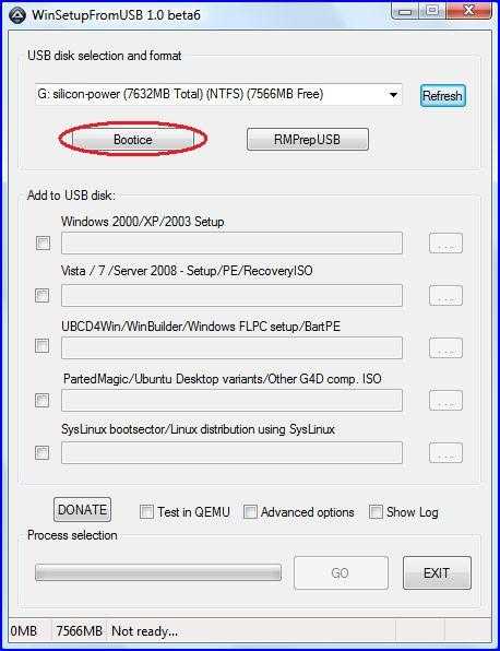 Как правильно пользоваться программой winsetupfromusb