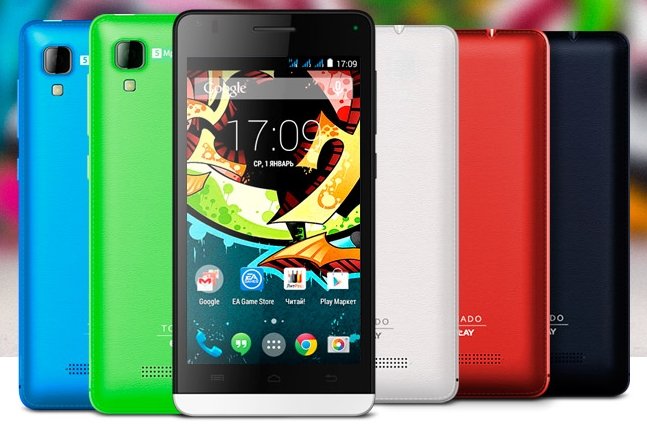 How to software update on explay tornado android phone