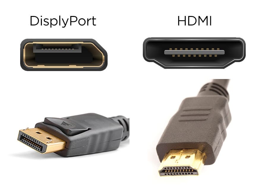 Интерфейсы HDMI и DisplayPort предназначены для перевода изобраения с одного устройства на дргое Оба варинта имеют свои преимущества и недостатки