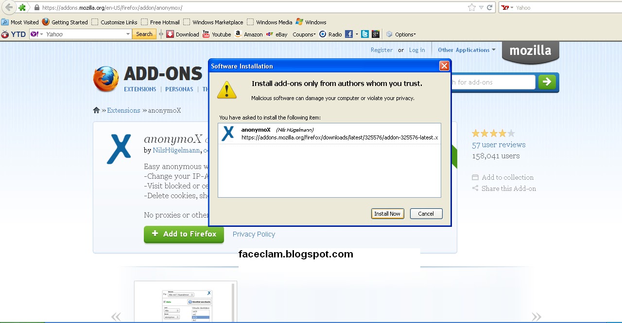 Плагин для firefox anonymous. что такое анонимайзер для firefox и зачем он нужен? ключевые особенности anonymox