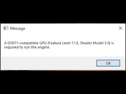 Как исправить ошибку direct3d initialization error при запуске игр