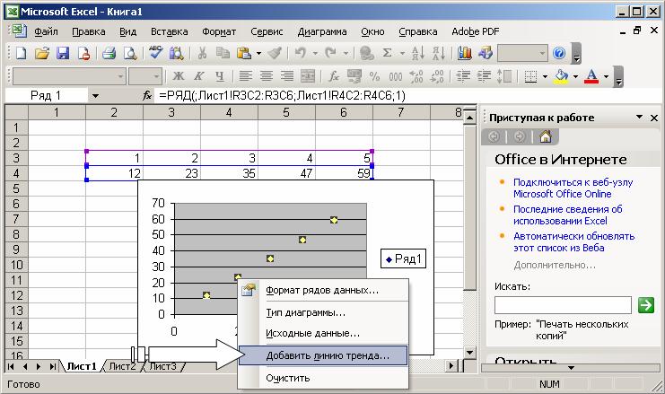 Применение экстраполяции в microsoft excel. как сделать интерполяцию