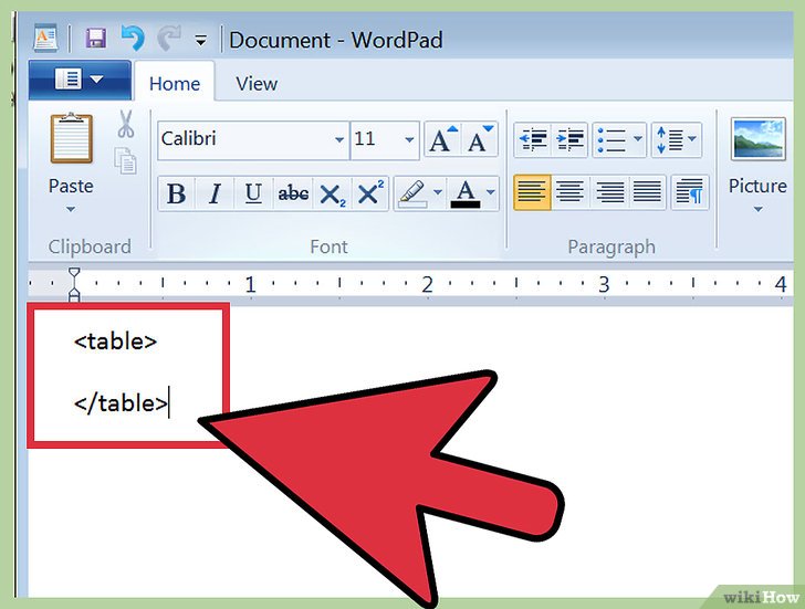 Как сделать таблицу в wordpad. как из wordpad сделать word