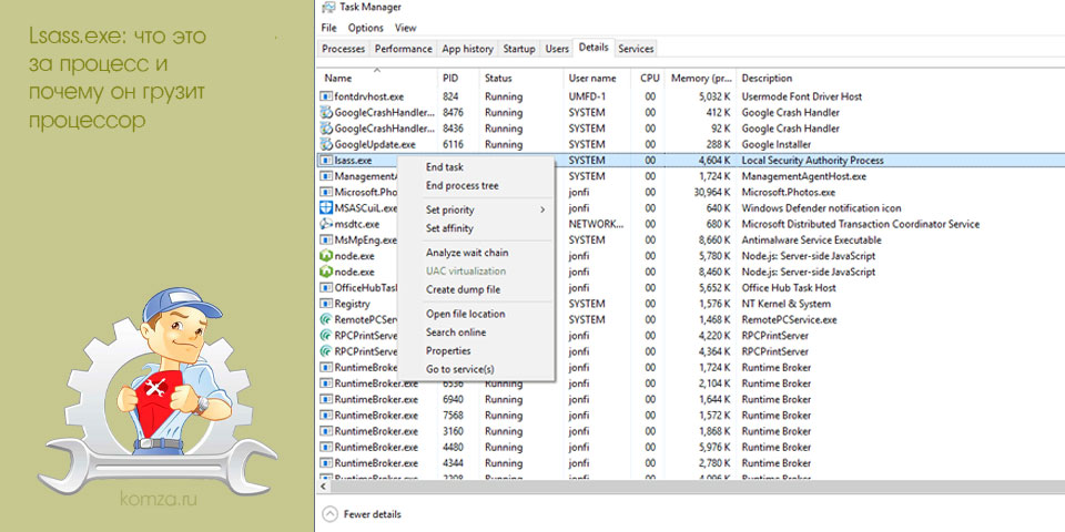 Lsass.exe - как исправить? скачать сейчас - winpcware