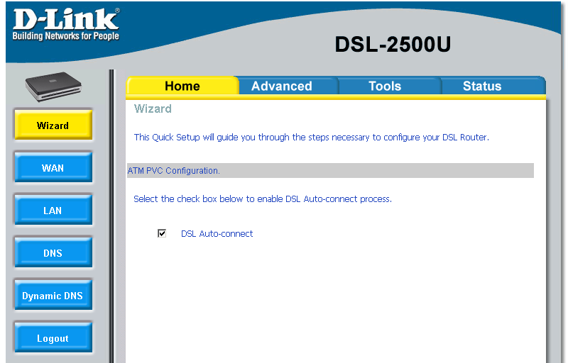 Настройка роутера d-link dsl-2500u под ростелеком