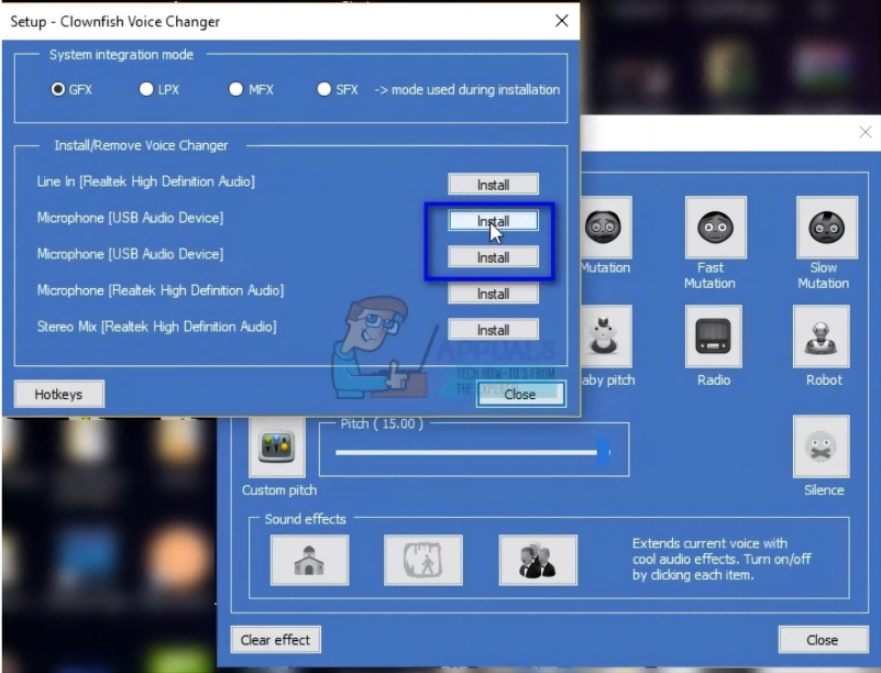 Clownfish voice changer in discord [download, set & use]
