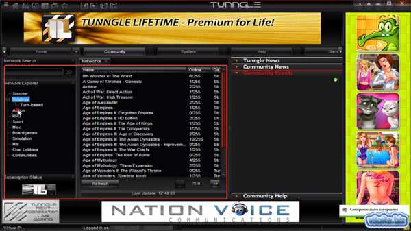 Использование tunngle - tvoupc