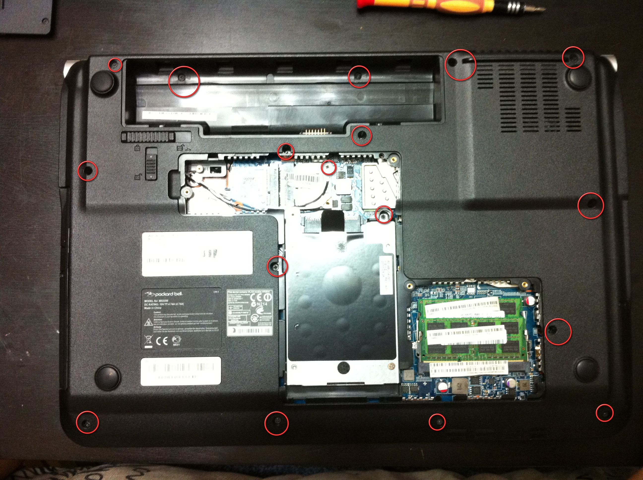 Аккумулятор для ноутбука packard bell