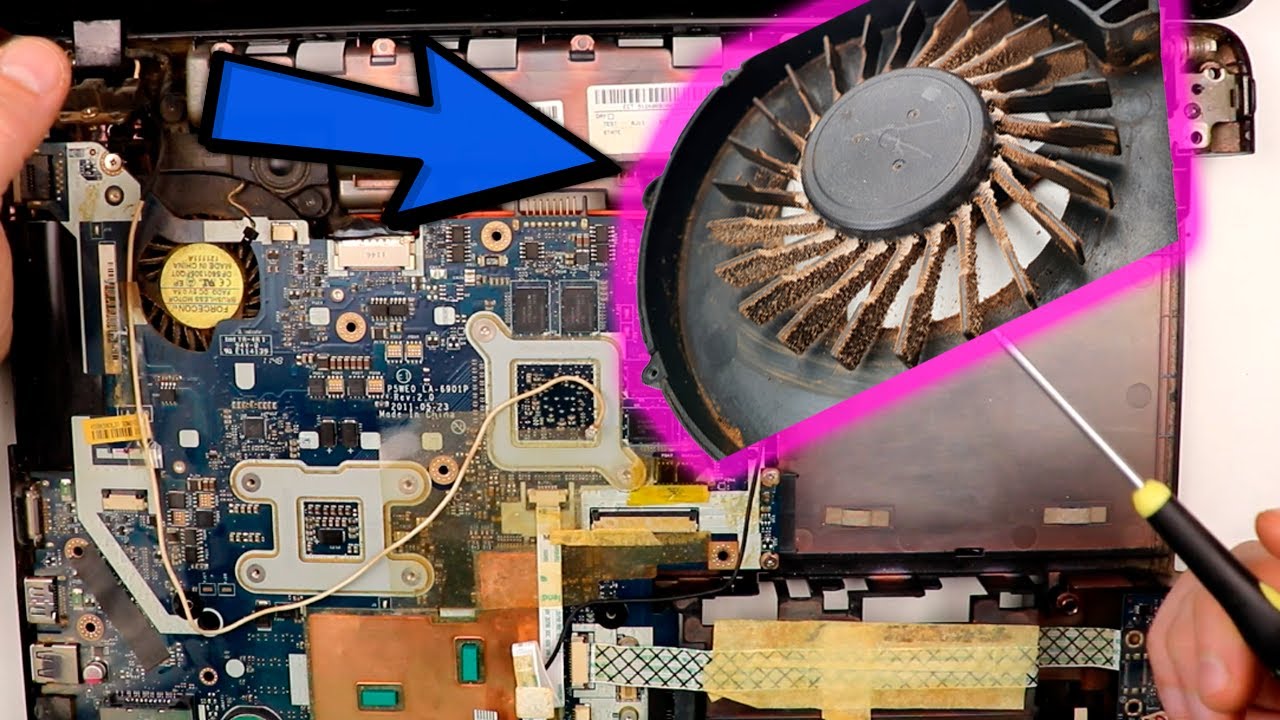 Как разобрать и почистить от пыли ноутбук packard bell p5ws0 - ноутбук разобрать чистка packard »  2024