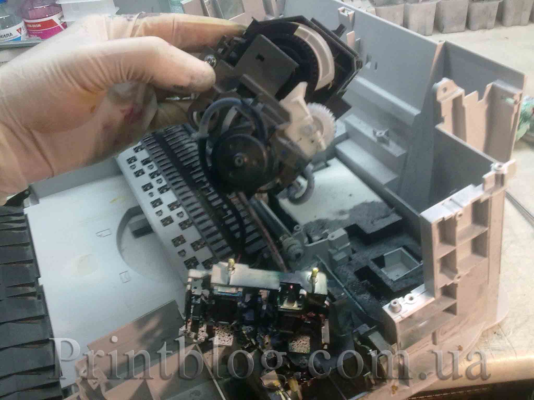 Разборка мфу canon pixma ts5040